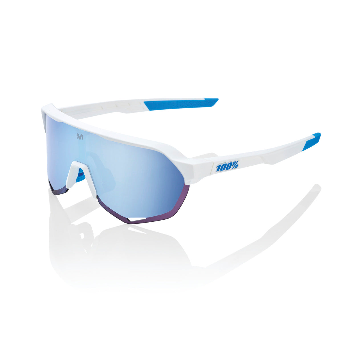 S2 - Movistar Team White - HiPER Blue Multilayer Mirror Lens